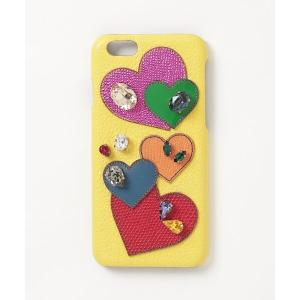 「DOLCE&GABBANA」 モバイルケース・カバー - イエロー レディース