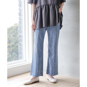 「GLOBAL WORK」 デニムパンツ X-SMALL ブルー レディース