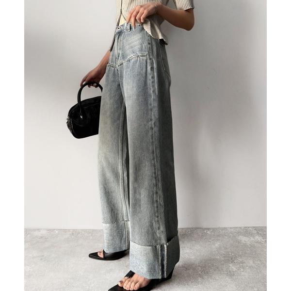 「Java」 デニムパンツ MEDIUM ブルー レディース