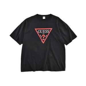 tシャツ 「USED」90's デッドストック GUESS ロゴ Tシャツ USA製 メンズ レディース
