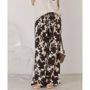 ワイドパンツ パンツ 「接触冷感」リネンブレンドアソート柄パンツ レディース｜ZOZOTOWN Yahoo!店