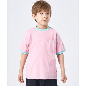tシャツ 「綿100%」ユニセックス 配色ステッチ リンガー半袖Tシャツ キッズ 子供服 男の子 女の子