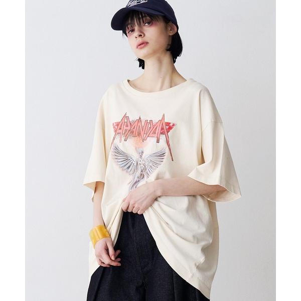 tシャツ 「UNISEX」ACID WASH ANGEL TEE/アシッドウォッシュ加工エンジェルT...