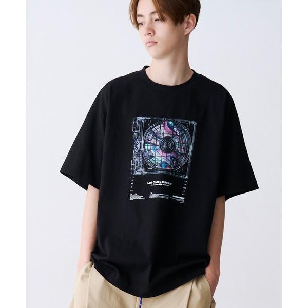 tシャツ 「UNISEX」CORD DISC PRINT TEE/コードディスクプリントTシャツ メ...