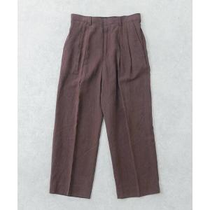 パンツ new basic　SILK LINEN TROUSER メンズ