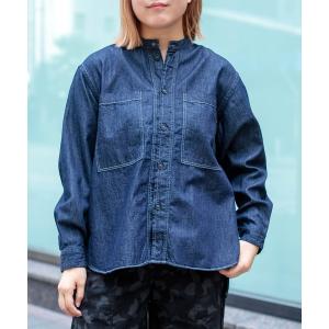 ブラウス シャツ 「D.M.G. / ディーエムジー」 6ozデニム デイリーワークシャツ レディース