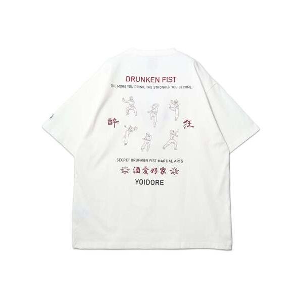tシャツ 「YOIDORE」 よいどれ拳法 刺しゅうTEE メンズ レディース