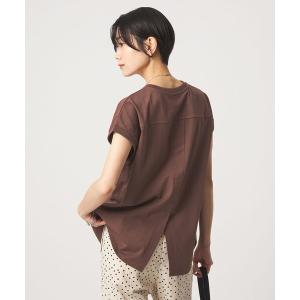 tシャツ 半袖 バックスリット プルオーバー カットソー 制菌 レディース