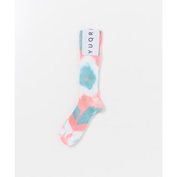 靴下 YUQRI　CRISPY TIE-DYE メンズ