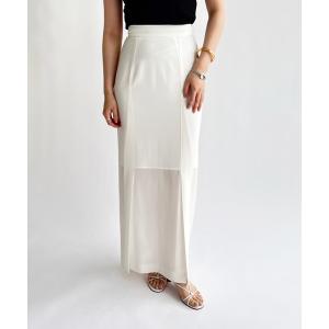 スカート 「Hella/ヘラ」sheer pencil skirt