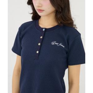 ヘンリーネック tシャツ 半袖 THERMAL HENLEY SS / サーマルヘンリーSS レディース