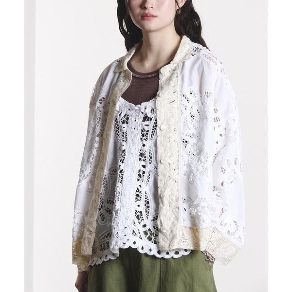 ブラウス シャツ (mag.by c)BATTEN LACE SHIRT レディース