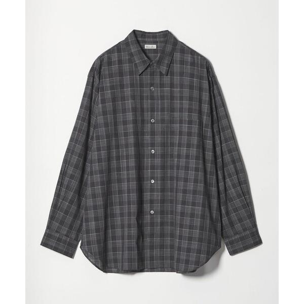 シャツ 「Steven Alan」 スラブ チェック レギュラーカラー シャツ LOOSE メンズ
