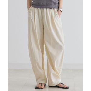 ワイドパンツ パンツ 「UVカット/接触冷感/夏/体型カバー」ストレッチバレルイージーパンツ レディース