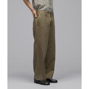 ワイドパンツ チノパン 「Dickies × monkey time」ツイル ローライズ バギー パンツ メンズ