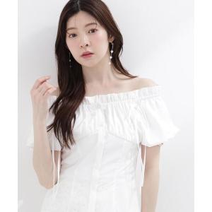 ブラウス シャツ 半袖 オフショルリボンブラウス / 1216210503 レディース