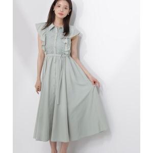 ワンピース 「中川紅葉さん着用」フロントレースシャツワンピース / 1216240603