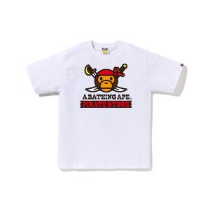 A BATHING APE（アベイシングエイプ） tシャツ CAPTAIN MILO TREASURE