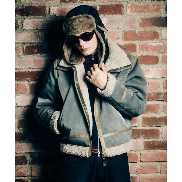 ムートンジャケット ムートンコート Synth Mouton Reversible Jacket /...