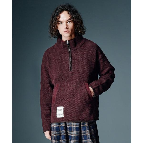 セーター ニット High Neck Half Zip Knit / ハイネックハーフジップニット ...