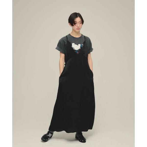 ワンピース 「eL」Satin Salopette One-piece/668776