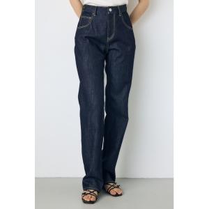 ジーンズ デニム デニムパンツ 「WEB限定」AZUL DENIM センタープレスストレートデニム ロング丈 レディース