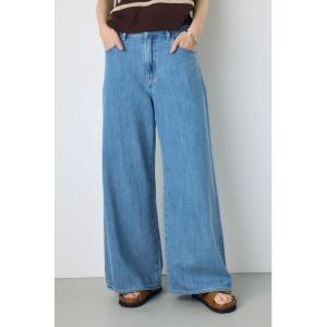 ジーンズ デニム デニムパンツ AZUL DENIM 甘撚りバギーパンツ レディース