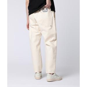 スラックス Lee × Psycho Bunny FLeeasy Narrow ストレッチツイル デニム メンズ