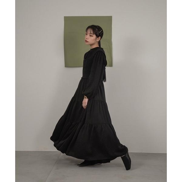「I_am」 長袖ワンピース FREE ブラック レディース
