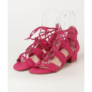 「NINE WEST」 ヒールサンダル 6M ピンク レディース