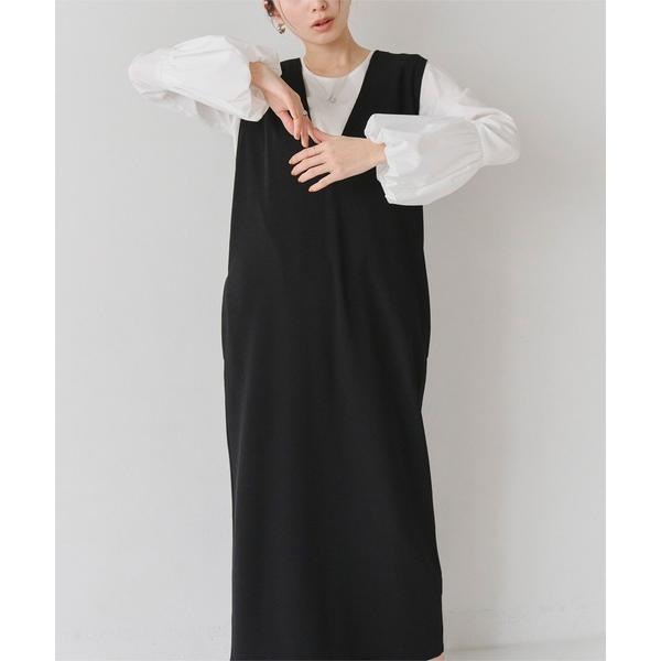 「titivate」 ノースリーブワンピース M ブラック レディース