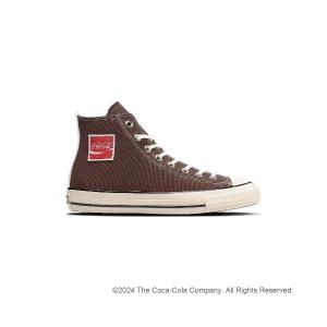 「CONVERSE」 ハイカットスニーカー「Coca Colaコラボ」 23.5cm ブラウン メンズ