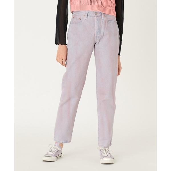「Levi's」 デニムパンツ 24inch レッド レディース
