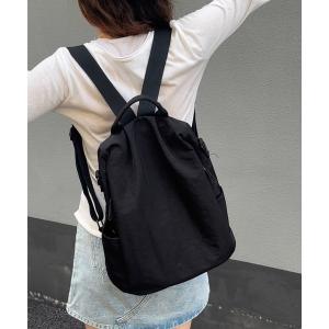デイバック リュック 2WAYナイロン軽量バックパック / リュックサック レディース