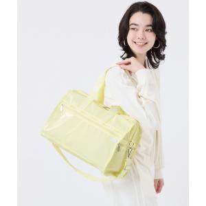 ボストンバッグ DELUXE MED WEEKENDER MH ロゴジャガードライムスナイデル レディース