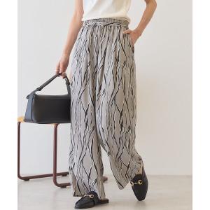ワイドパンツ パンツ 「接触冷感・イージーケア」アソート柄パンツ レディース｜ZOZOTOWN Yahoo!店