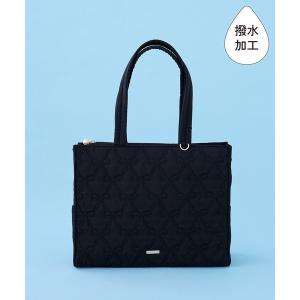 トートバッグ 「撥水加工」リボンキルティングトートバッグ レディース