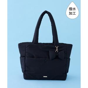 トートバッグ 「撥水加工」パファーキャリーオントートバッグ レディース
