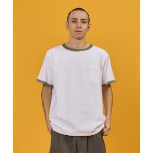 tシャツ S/S POCKET TEE HAND PAINT/ ショートスリーブティー ハンドペイント メンズ レディース