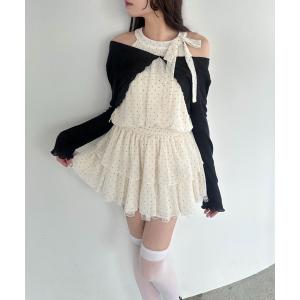 ワンピース アメスリボレロセットミニワンピ
