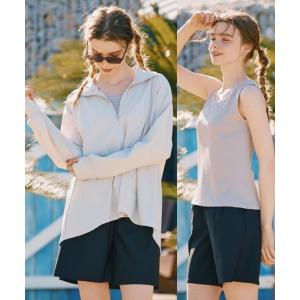 水着 「UPF50＋」　プルオーバー付き4点セット　9M・11L　「San-ai Resort（サンアイリゾート）」 レディース