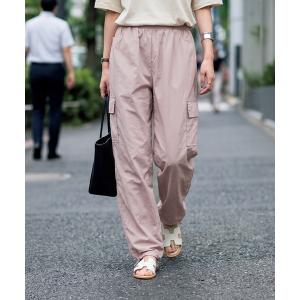 カーゴパンツ サマーナイロンカーゴパンツ レディース