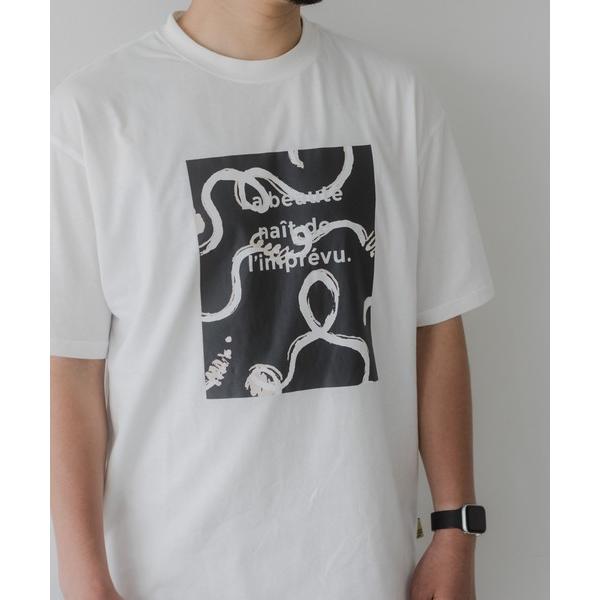 tシャツ うにょうにょプリント半袖Tシャツ メンズ