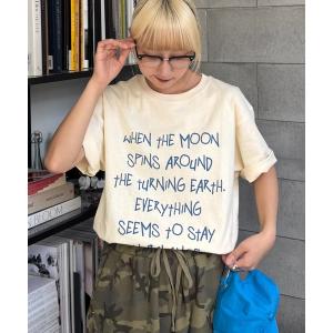 tシャツ 半袖 「WEB限定」「UNISEX」手書きメッセージロゴTEE レディース メンズ