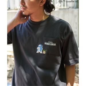 tシャツ 「スター・ウォーズ／マンダロリアン」デザイン  マタギ刺繍ポケットTシャツ メンズ