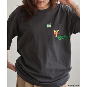 tシャツ TOY STORY 5／トイ・ストーリー５ マタギ刺繍ポケットTシャツ メンズ