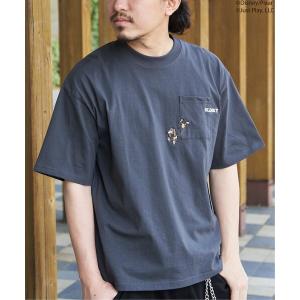 tシャツ 「トイ・ストーリー」デザイン　マタギ刺繍ポケットTシャツ メンズ