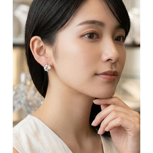 イヤリング 金属アレルギー対応 ステンレス　痛くない落ちにくい！大粒ジルコニアスタッドイヤリング レ...
