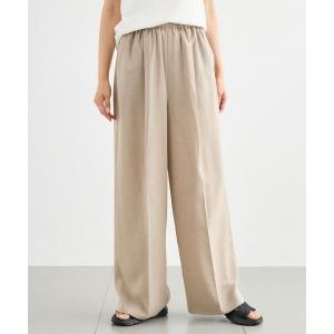 ワイドパンツ パンツ BARNYARDSTORM / ウエストイージーセンタープレスパンツ「JAPAN FABRIC/WEB限定サイズL」「セットアップ対応」 レディース