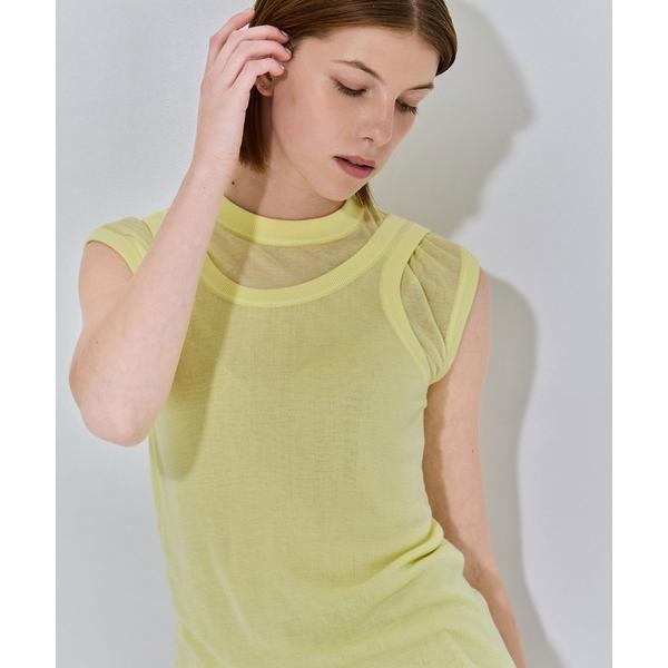 tシャツ 「ATON/エイトン」SILK BLENDED CIRCULAR RIB FIT LAYE...